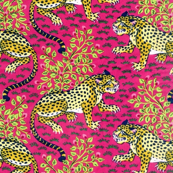 Printfresh Organic Cotton Cami & Cropped Bottom PJs - Hot Pink Bagheera - Sz L - Picture 6 of 9